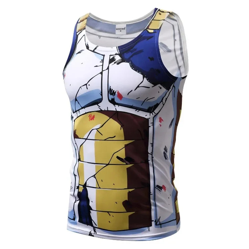 Débardeurs de sport Dragon Ball - tenues et armures des guerriers