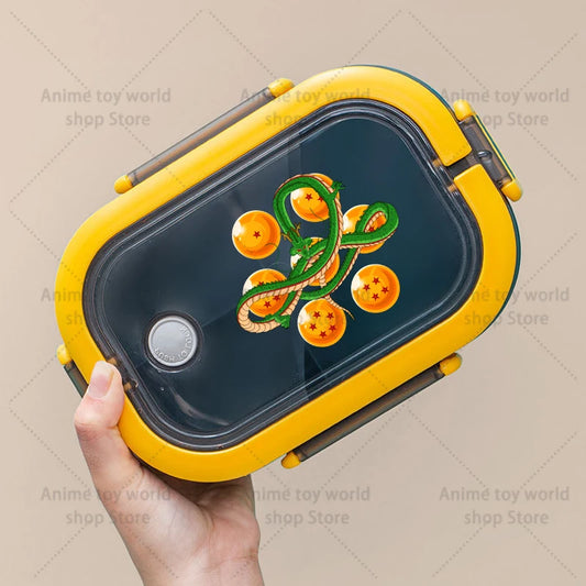 Boîte à goûter jaune Dragon Ball - Shenron et les sept boules de cristal