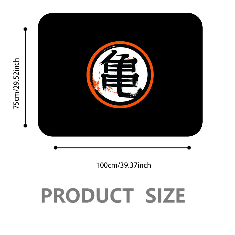 Tapis de coffre noir Dragon Ball - grand emblème Kame