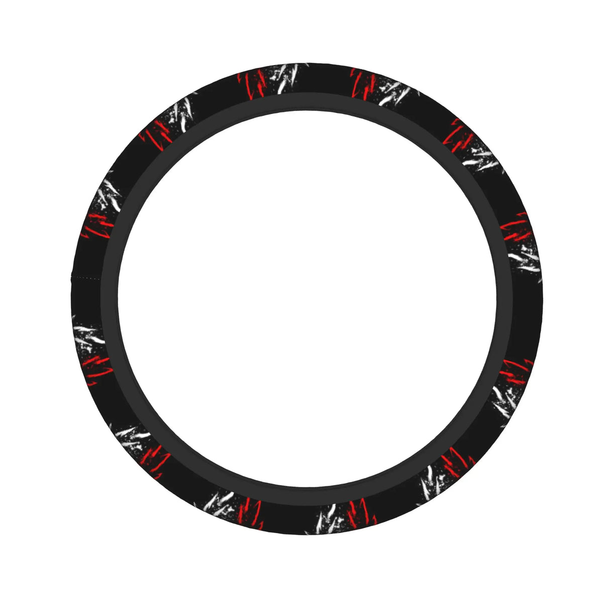 Dragon Ball steering wheel cover - Goku and warriors on orange background