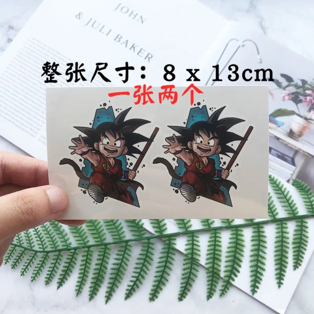 Tijdelijke Tattoos Dragon Ball - Goku Kind in Red Dress