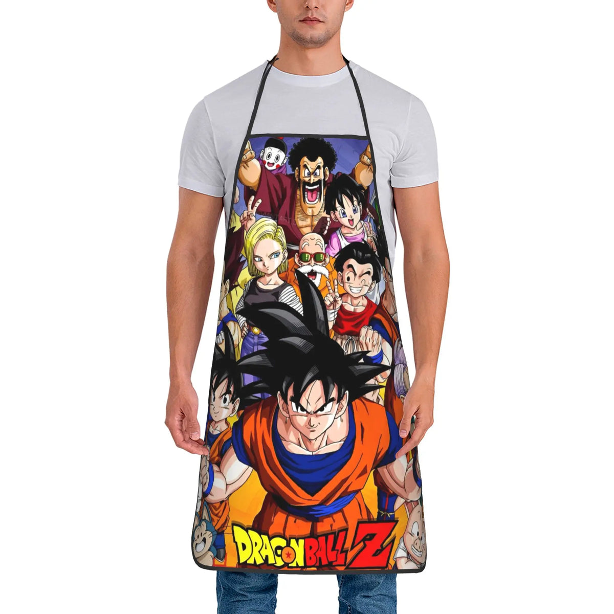 Bunte Schürze - Goku und Dragon Ball Z Team
