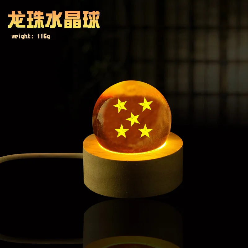 Lampe Dragon Ball - Boule de cristal à cinq étoiles