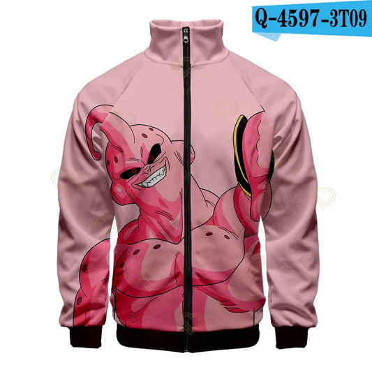 Veste zippée rose Dragon Ball - Majin Buu souriant
