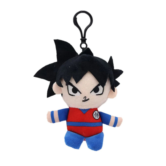 Porte-clés en peluche Dragon Ball Goku en tenue orange