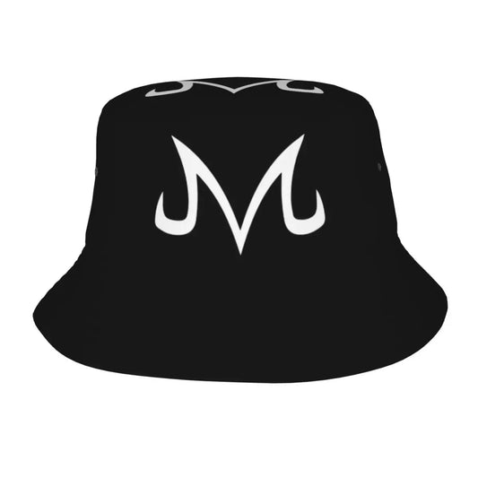 Zwarte Bob Dragon Ball - grote witte Majin symbool