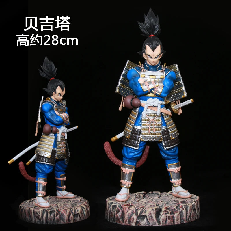 Figura de samurái de Dragon Ball - Goku, Vegeta y Black Goku Rosé