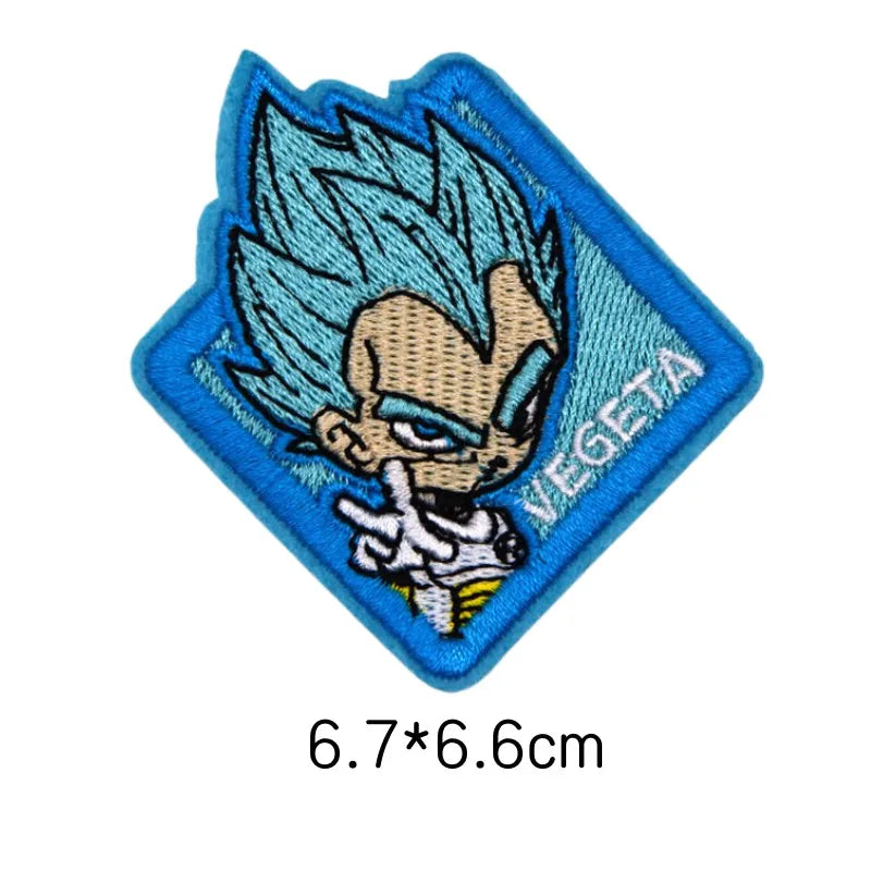 Écusson brodé Dragon Ball - Goku enfant au bâton rouge