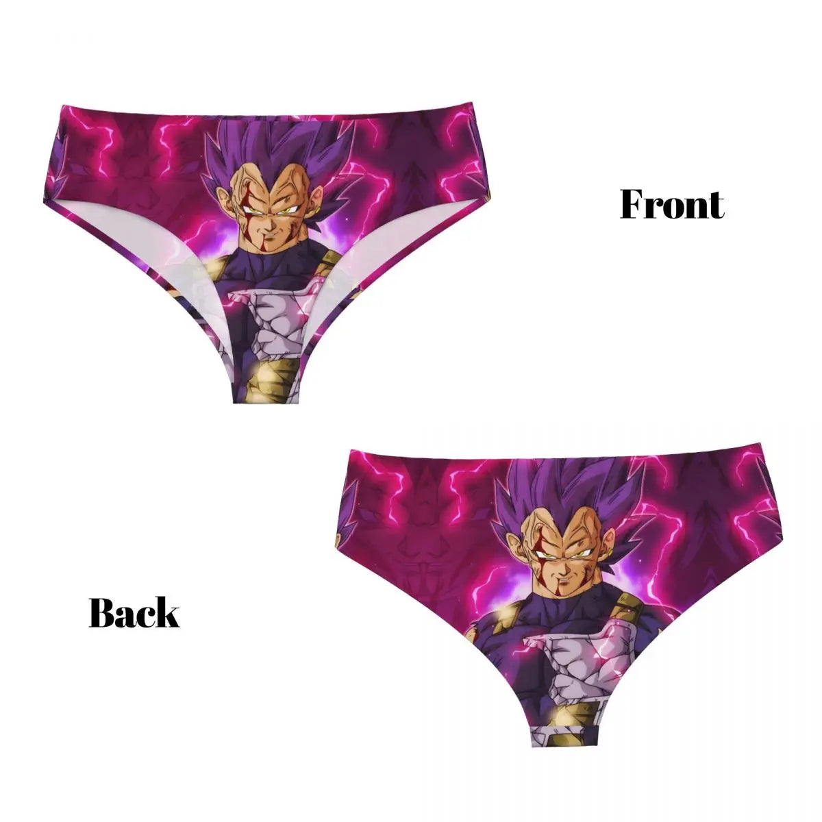 Blauw en goud Dragon Ball slipje - Vegeta Blue en energiebal