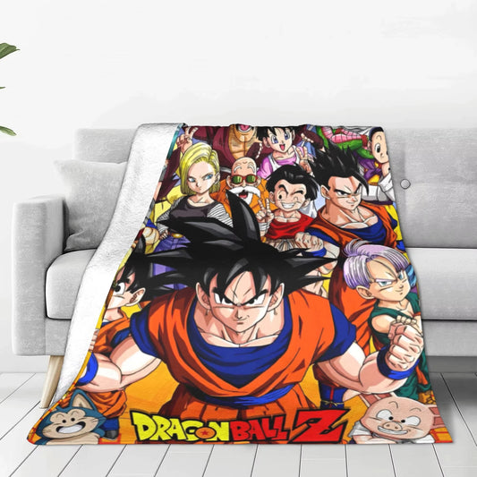 Plaid Dragon Ball - Goku davanti ai suoi compagni