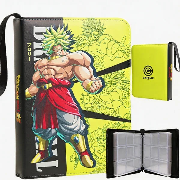 Archivador para cartas amarillo de Dragon Ball - Broly Super Saiyan legendario