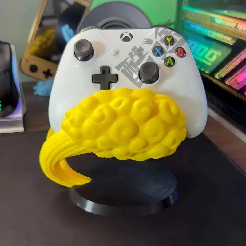 Dragon Ball decoratieve beeldje - gele magische wolk op de basis