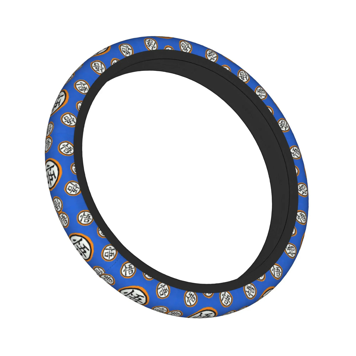 Coprivolante blu Dragon Ball - piccoli kanji e sfere del drago