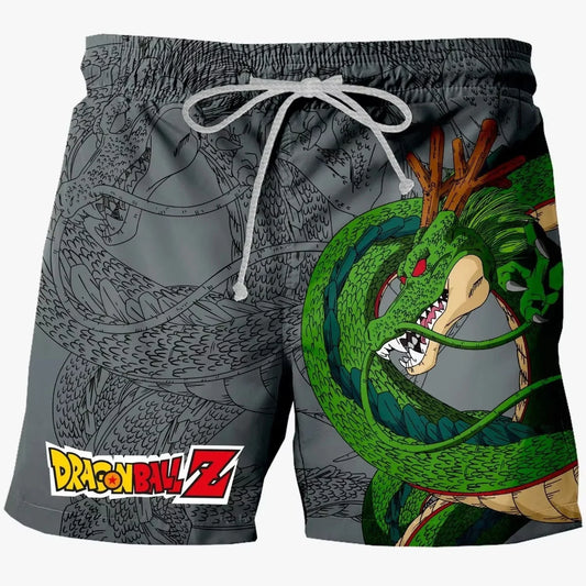 Dragon Ball Grey Badehosen - Shenron Green
