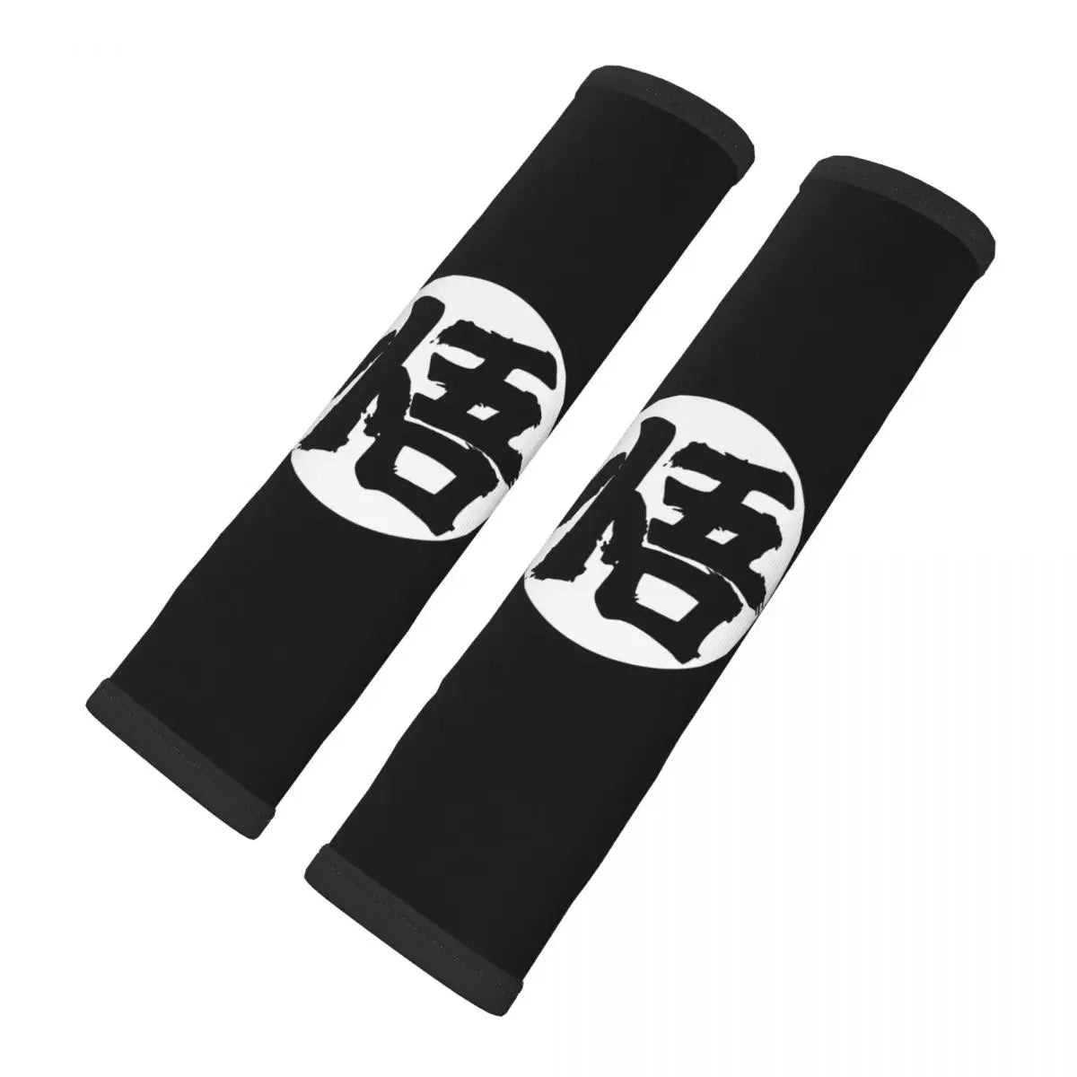 Zwarte riem covers Dragon Ball - kanji Go wit