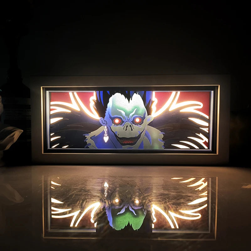 Quadro luminoso viola Dragon Ball - Goku Ultra Istinto sguardo