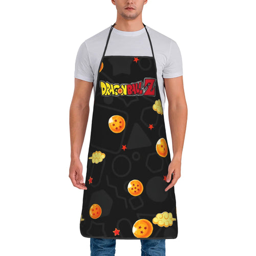 Schwarze Schürze - Kristallkugeln und Dragon Ball Z Logo