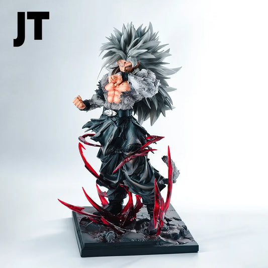 Figura Dragon Ball - Goku con cabello plateado largo