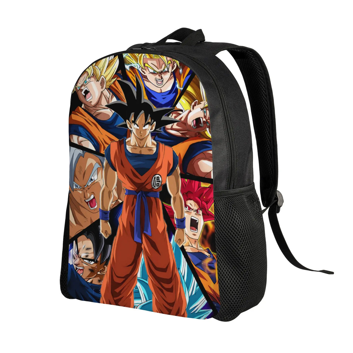 Sac à dos Dragon Ball - portraits des transformations de Goku
