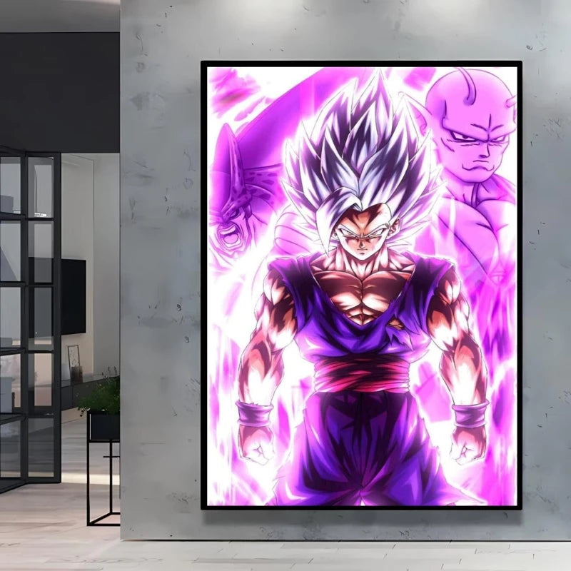 Poster su tela Dragon Ball - Gohan Beast e Jiren