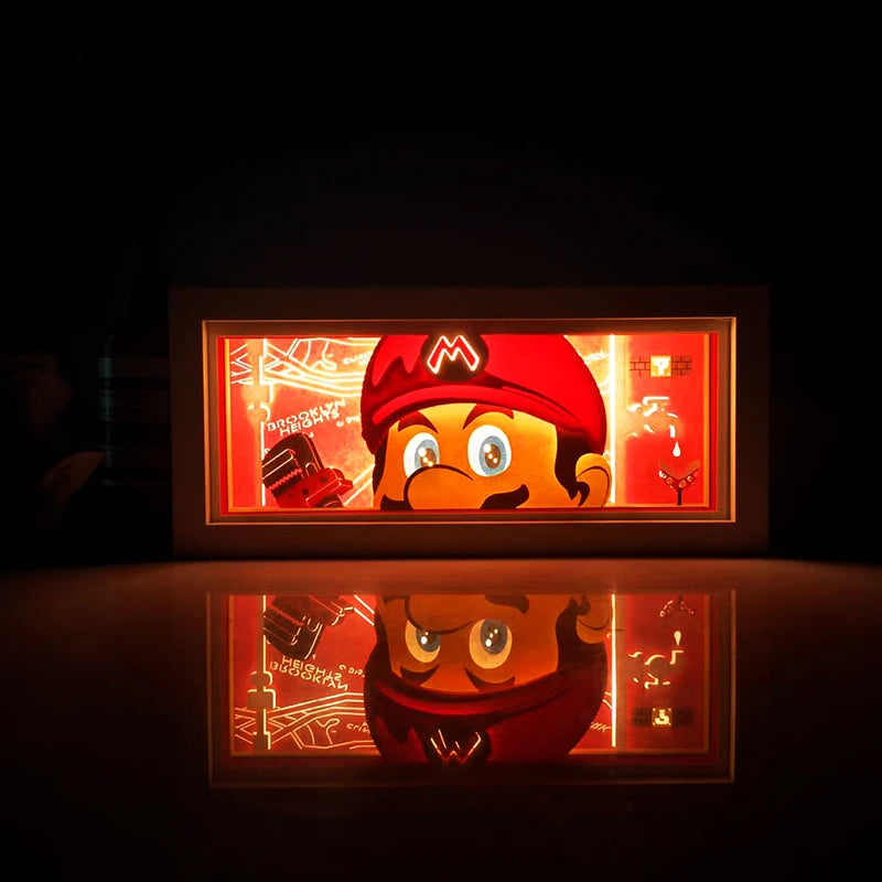 Quadro luminoso viola Dragon Ball - Goku Ultra Istinto sguardo