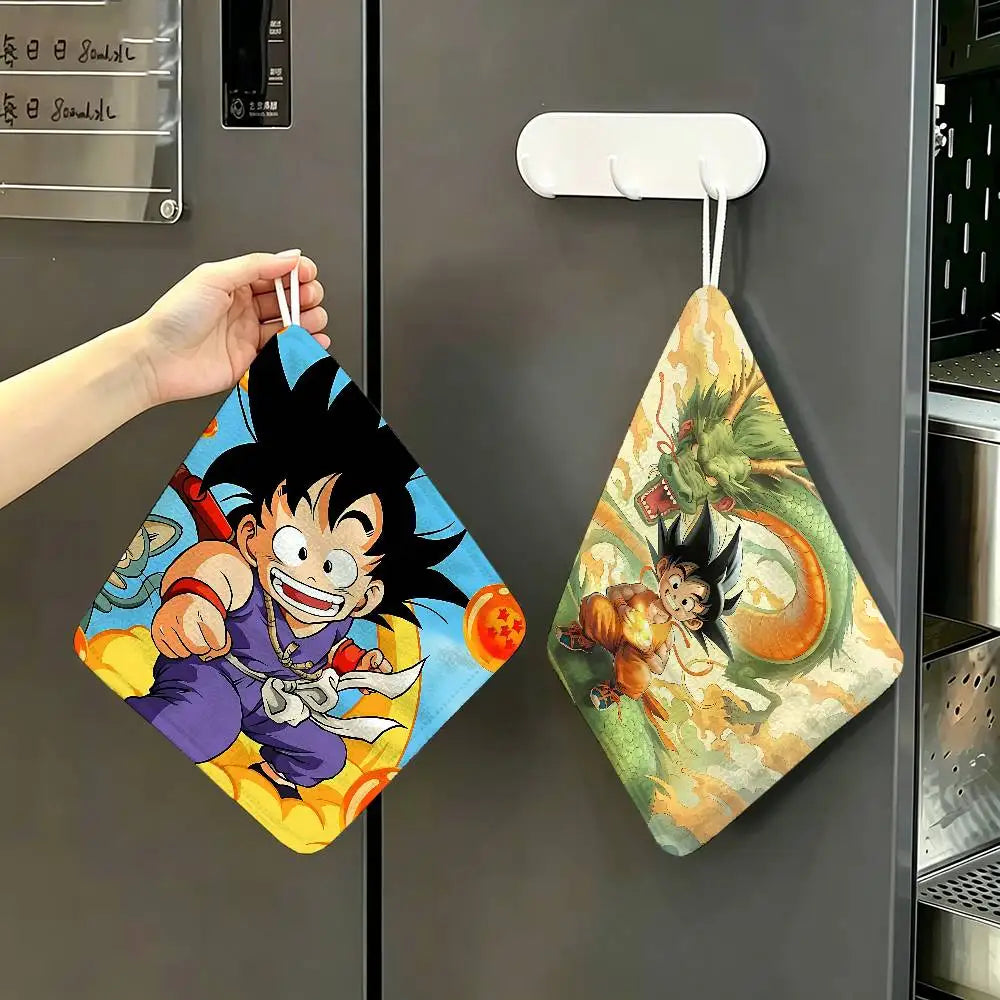 Towel to hang Dragon Ball - Goku child and Shenron