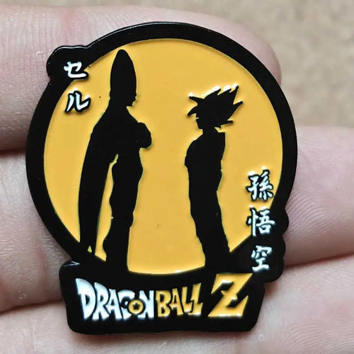 Spille Dragon Ball - Goku e Cell in silhouette