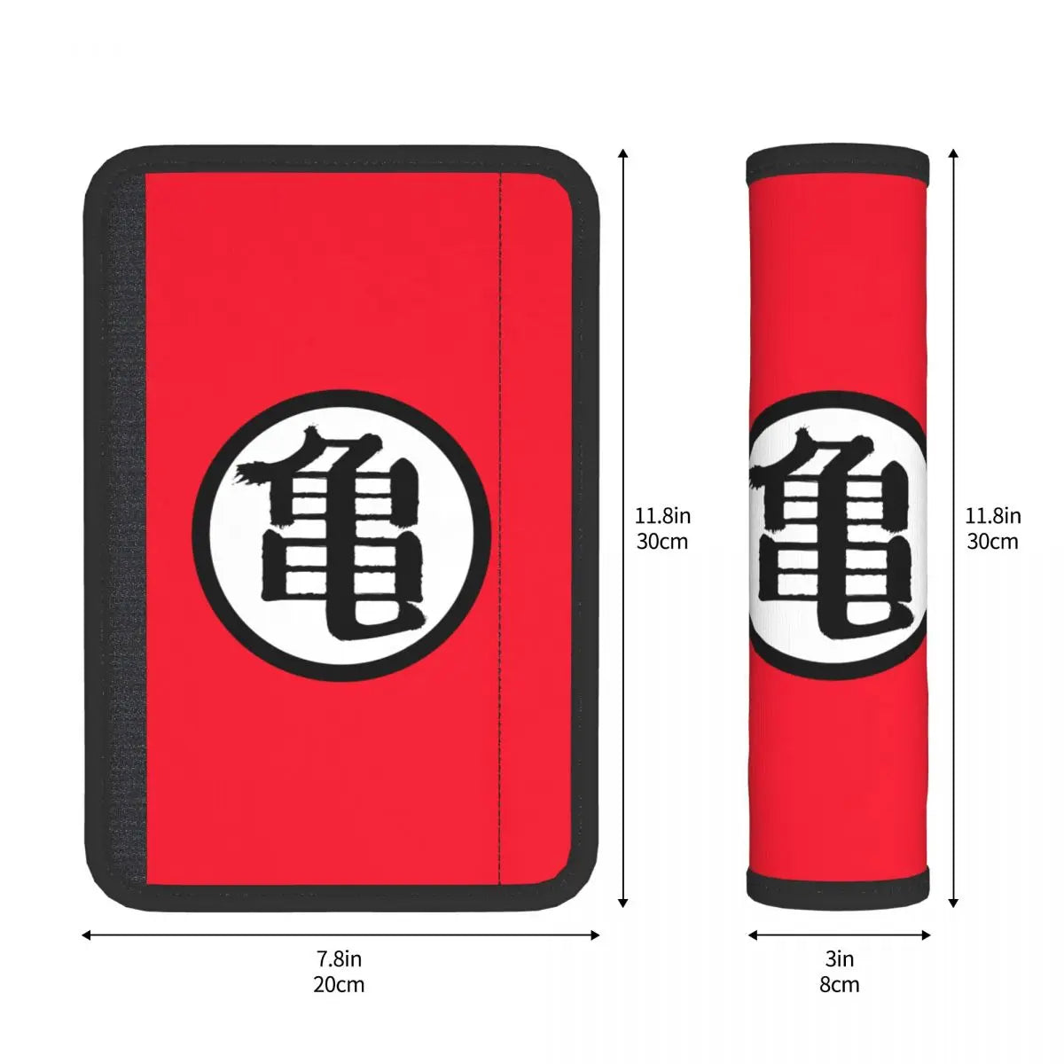 Dragon Ball paarse riemomslagen - oranje silhouet van Goku