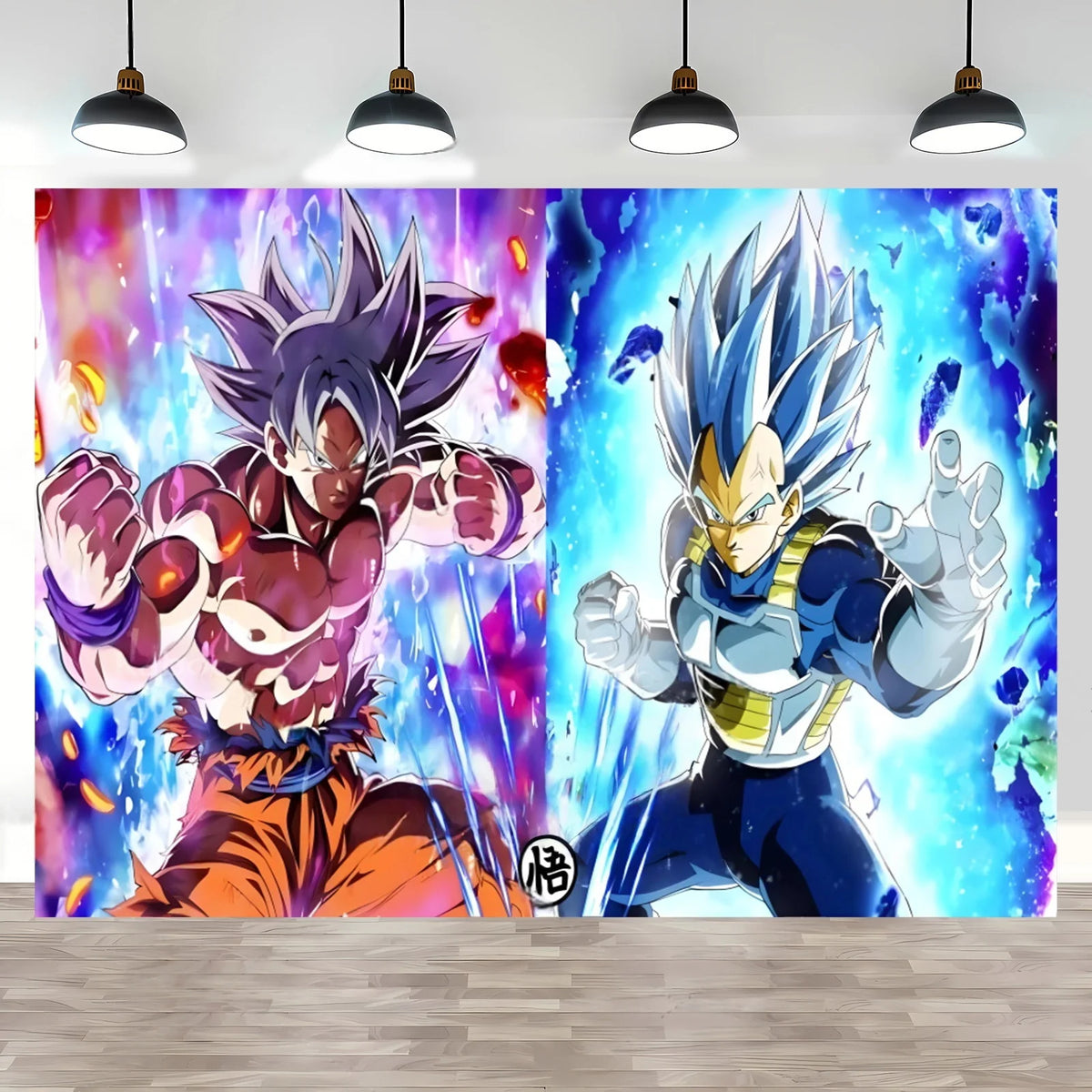Toile de fond anniversaire Dragon Ball - Goku et ses transformations