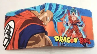 Dragon Ball blue wallet - Goku Super Saiyan Blue in profile