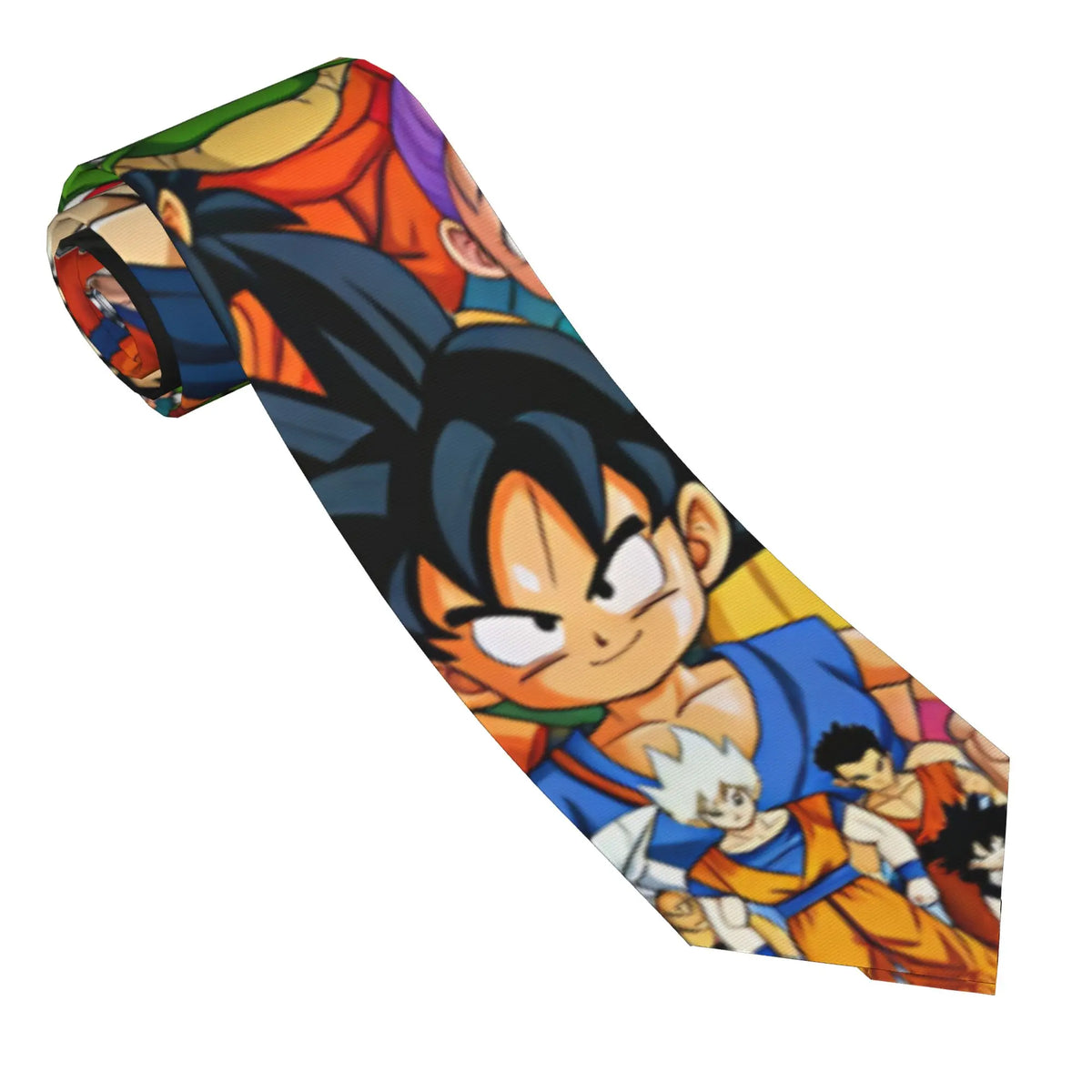 Corbata naranja Dragon Ball - Goku niño y bola de cristal