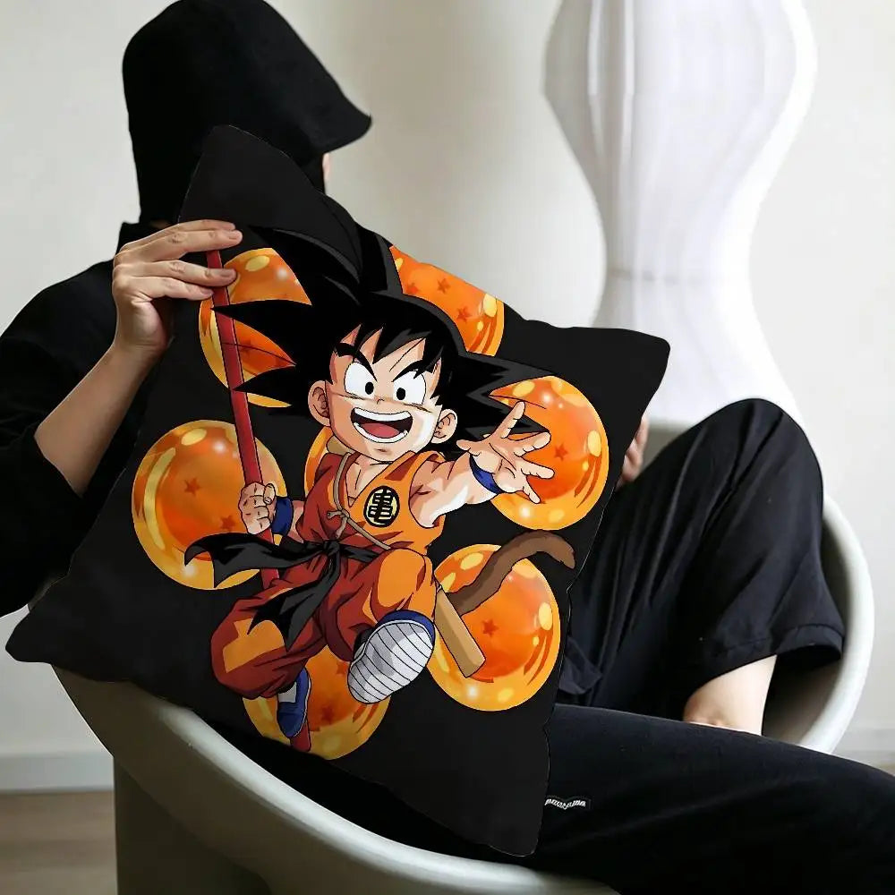 Dragon Ball Kissenbezüge - Kanji Kame Shenron und der junge Goku