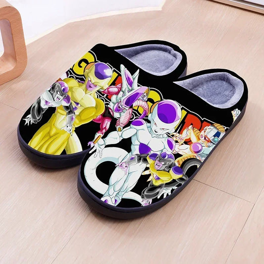 Chaussons Dragon Ball - Freezer et Golden Freezer en collage