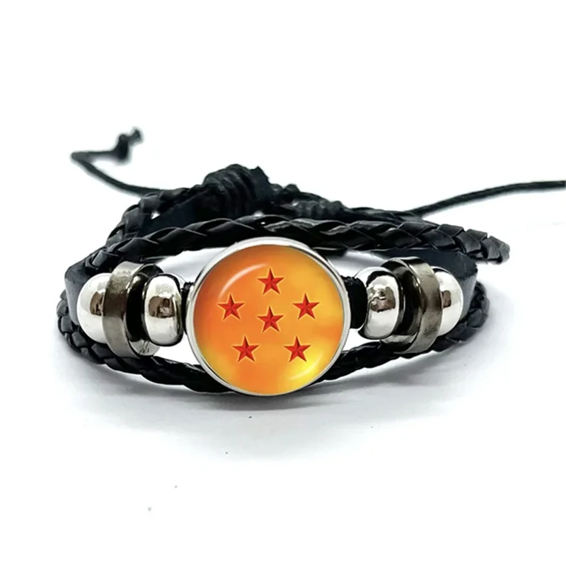 Bracelet tressé Dragon Ball - boule à sept étoiles