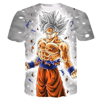 Goku Ultra Instinct mit silbernen Haaren
