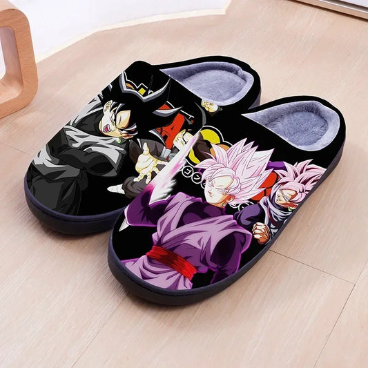 Chaussons Dragon Ball - Black Goku et Super Saiyan Rosé