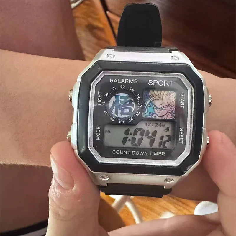 Dragon Ball Digital Watch - Super Saiyan Vegeta with Raised Fist