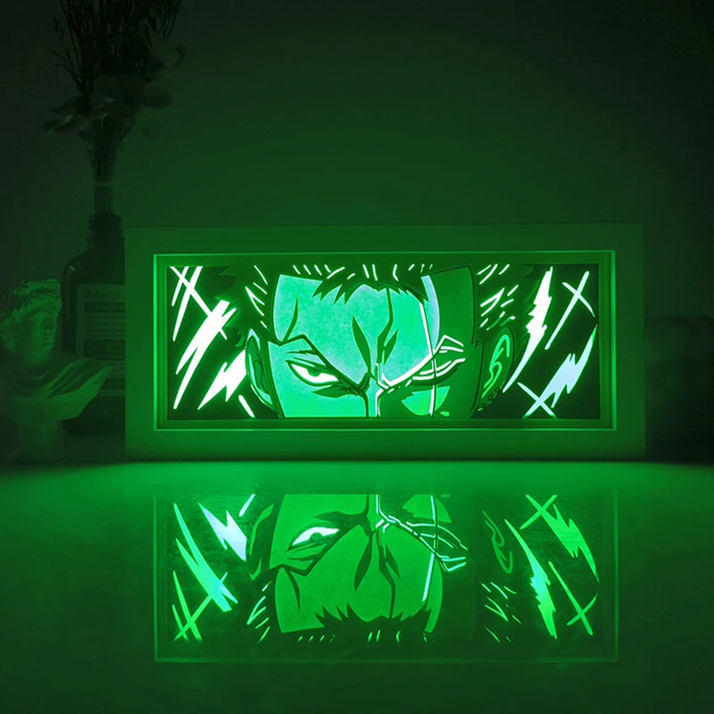 Quadro luminoso viola Dragon Ball - Goku Ultra Istinto sguardo