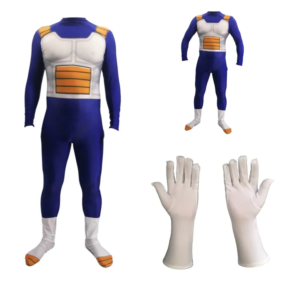 Costume Dragon Ball - Vegeta en armure blanche et combinaison bleue