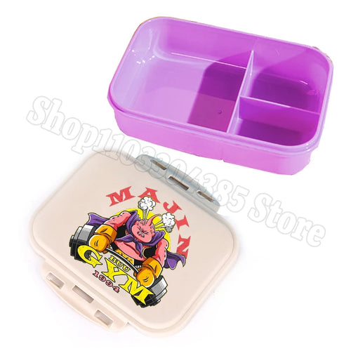 Dragon Ball im Fach Snack-Box - Majin Buu und rosa Schriftzug
