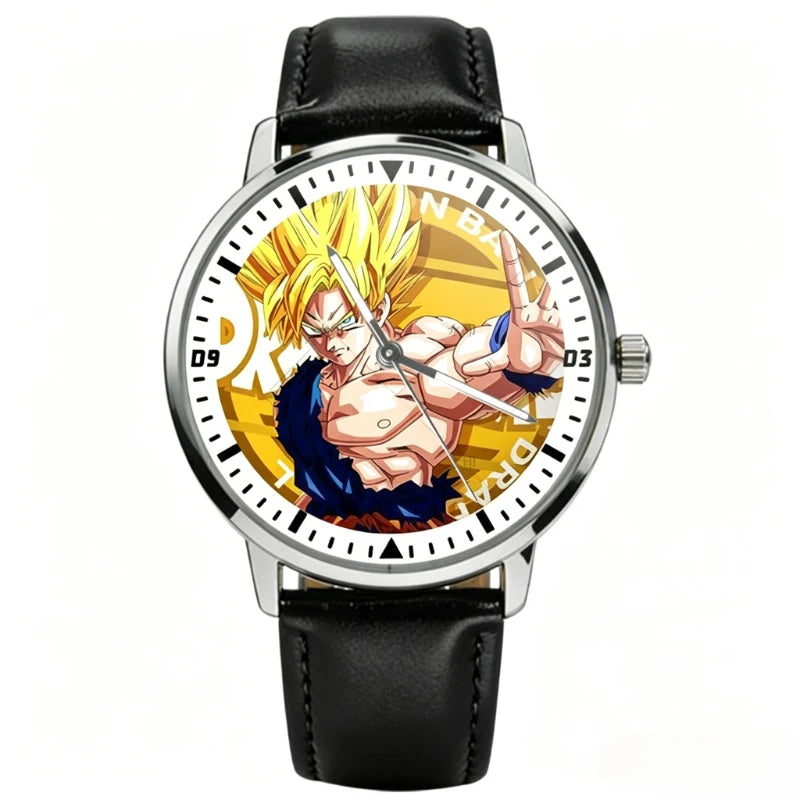 Orologio analogico Dragon Ball - Goku Super Saiyan e Kamehameha