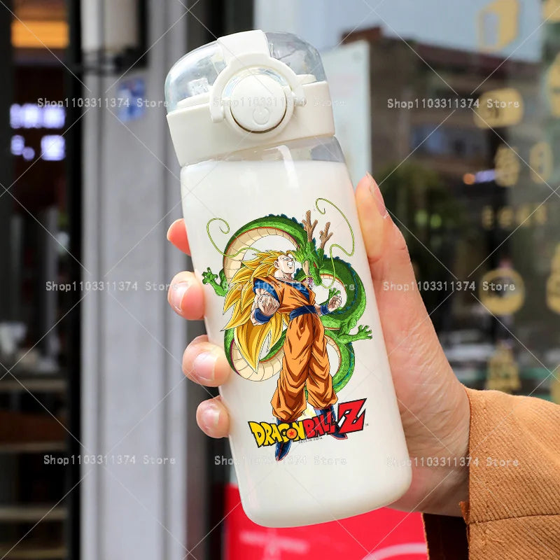 Dragon Ball transparent bottle - Goku child Shenron and crystal balls