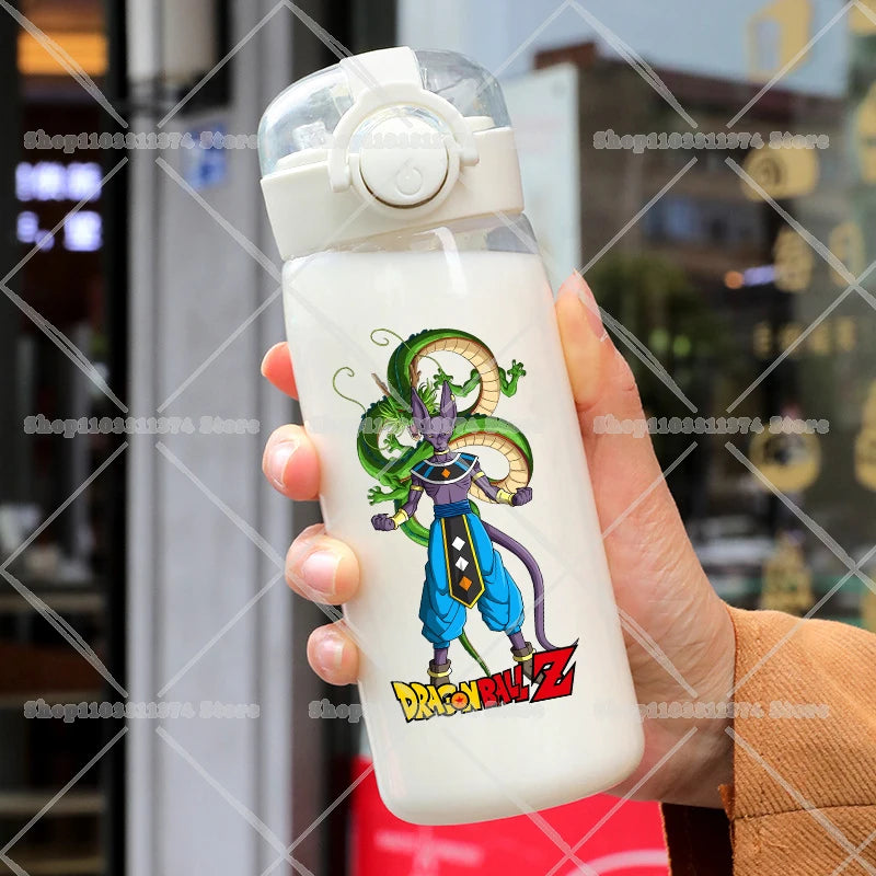 Dragon Ball transparent bottle - Goku child Shenron and crystal balls