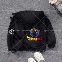 silhouette de Goku en cercle bleu