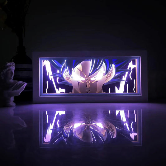 Dragon Ball Purple Light Frame - Ultra Instinct Goku's Look