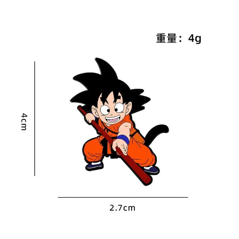 Dragon Ball pin - jonge Goku met zijn rode stok