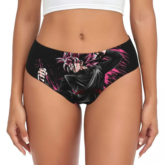 Mutandine nere Dragon Ball - Black Goku Rosé con falce
