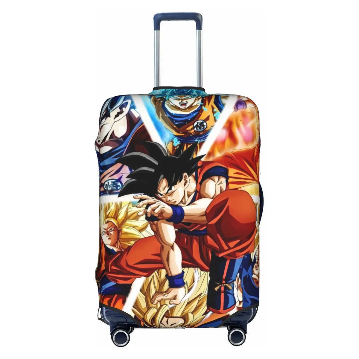 Copertura per valigia Dragon Ball - Vegeta in armatura davanti alle sue trasformazioni