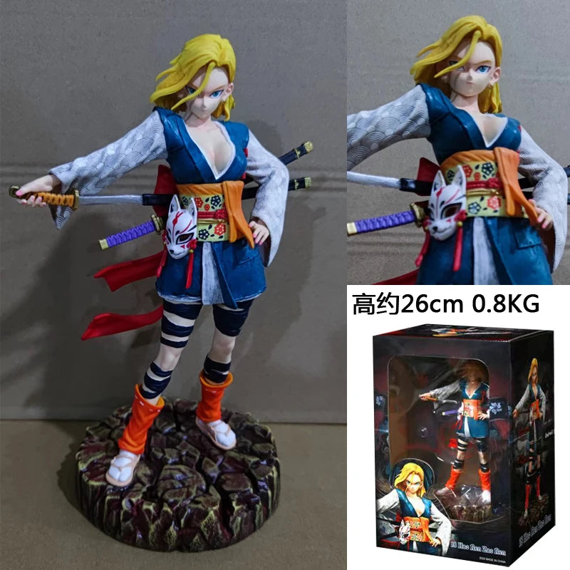 Figura de samurái de Dragon Ball - Goku, Vegeta y Black Goku Rosé