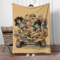 the heroes gathered in a car